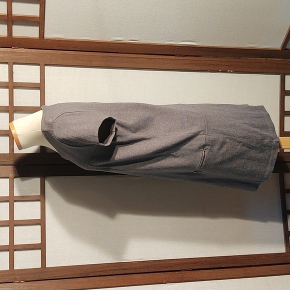 Gap Designed & Crafted Gray Sweatshirt Dress Sz M - Picture 4 of 10